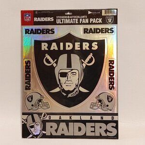 HUGE OAKLAND RAIDERS Ultimate Fan Pack Stickers 2001 BNIP